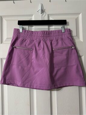 Adidas Women’s Lilac Golf Zip Pocket Skort